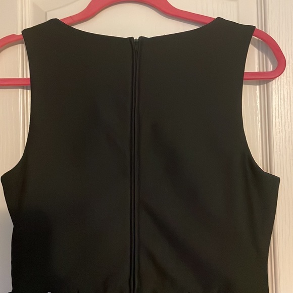 Size 11, floral and black, formal/ homecoming - Picture 3 of 4